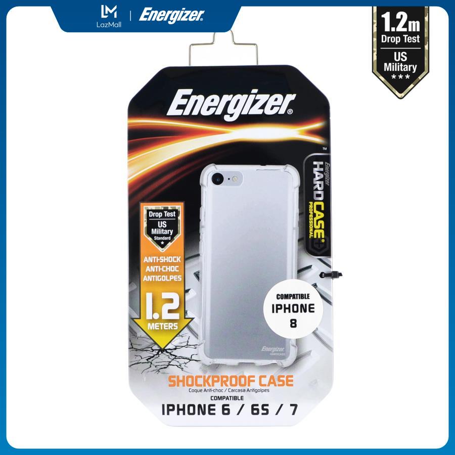 ỐP LƯNG TRONG SUỐT ENERGIZER CHỐNG SỐC 1.2M CHO IPHONE 6/7/8 - ENCMA12IP7TR