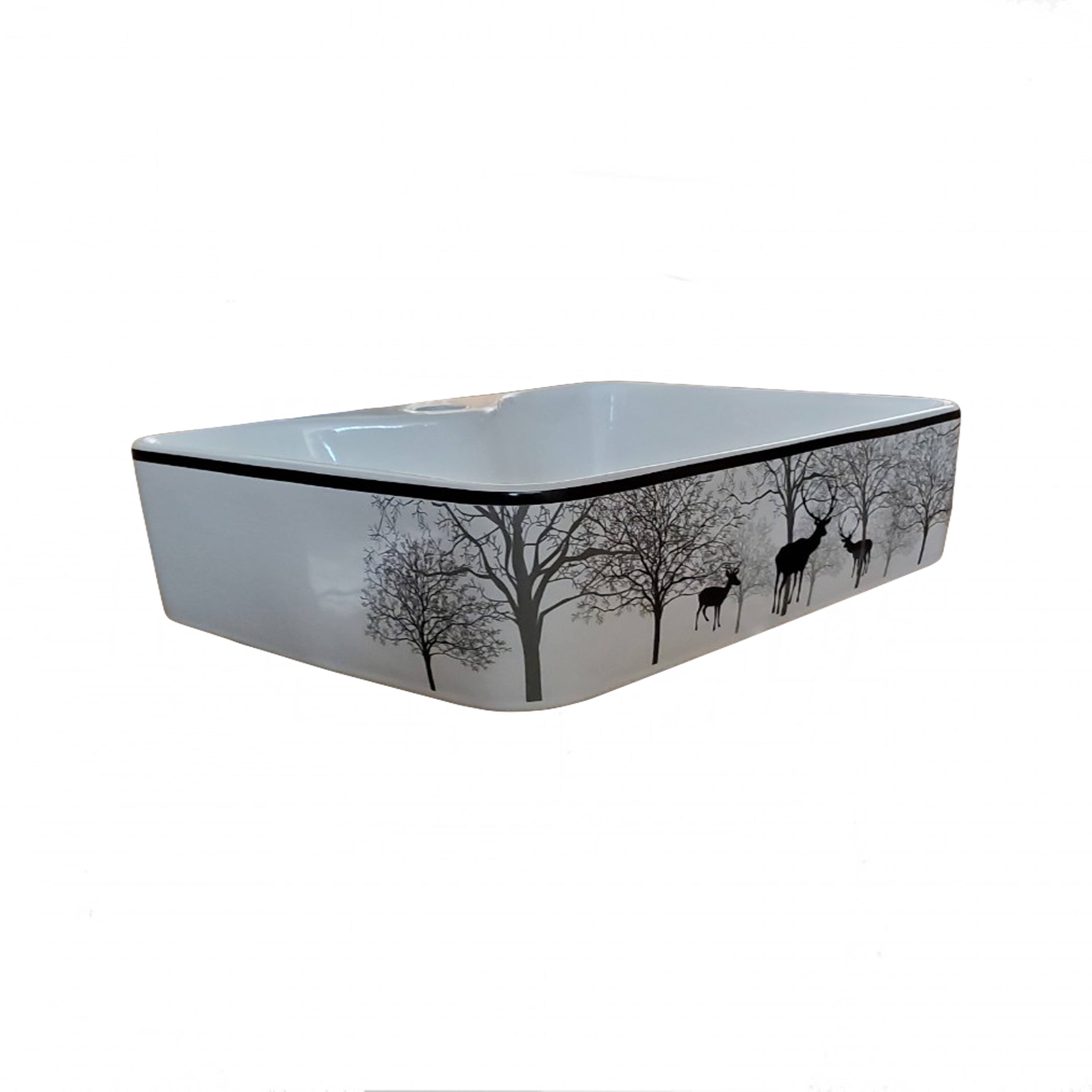 Chậu lavabo bàn đá cao cấp luxe c114