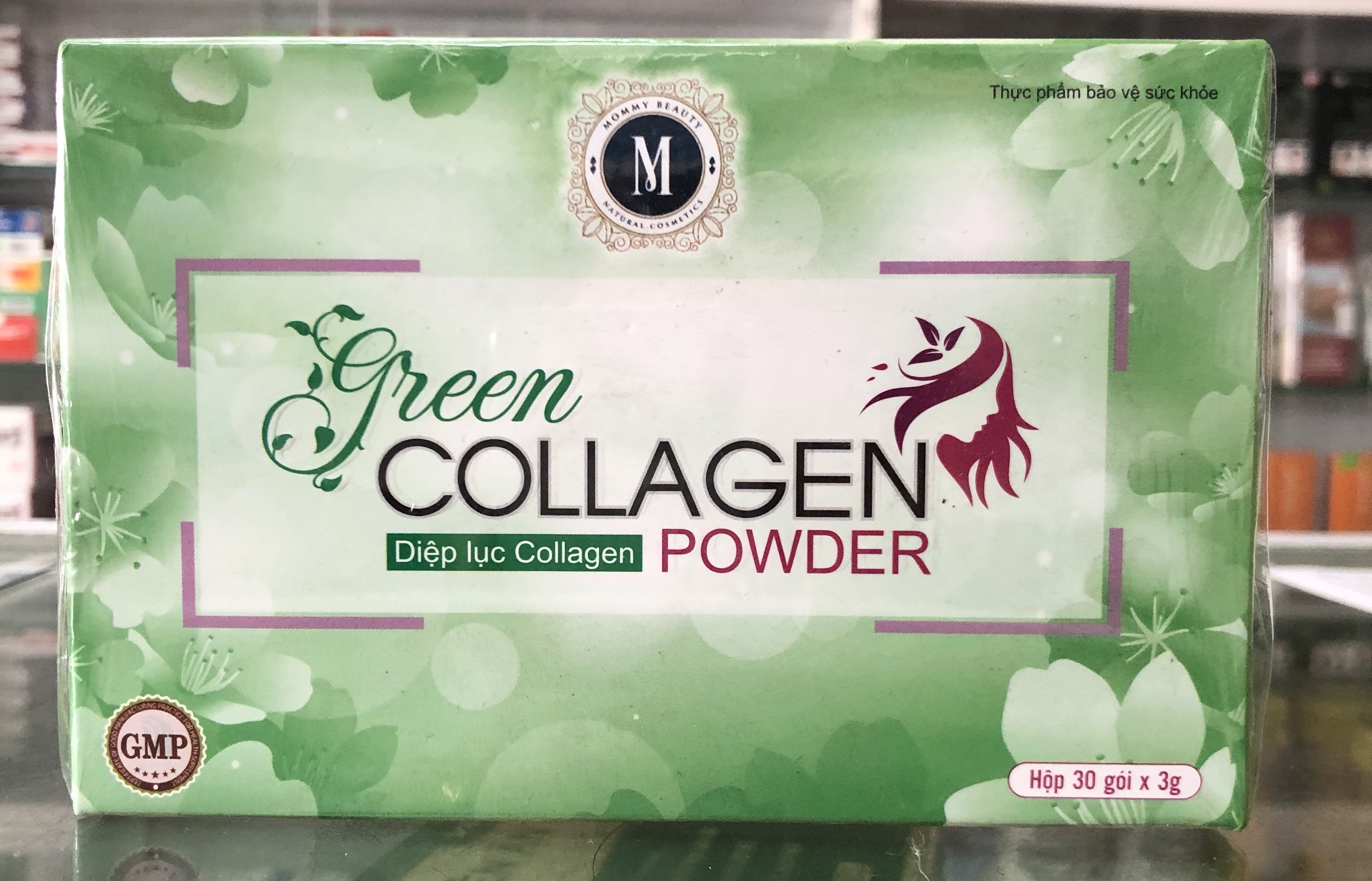 [HCM]Green Collagen Powder - Diệp lục Collagen - 30 gói x 3 gram