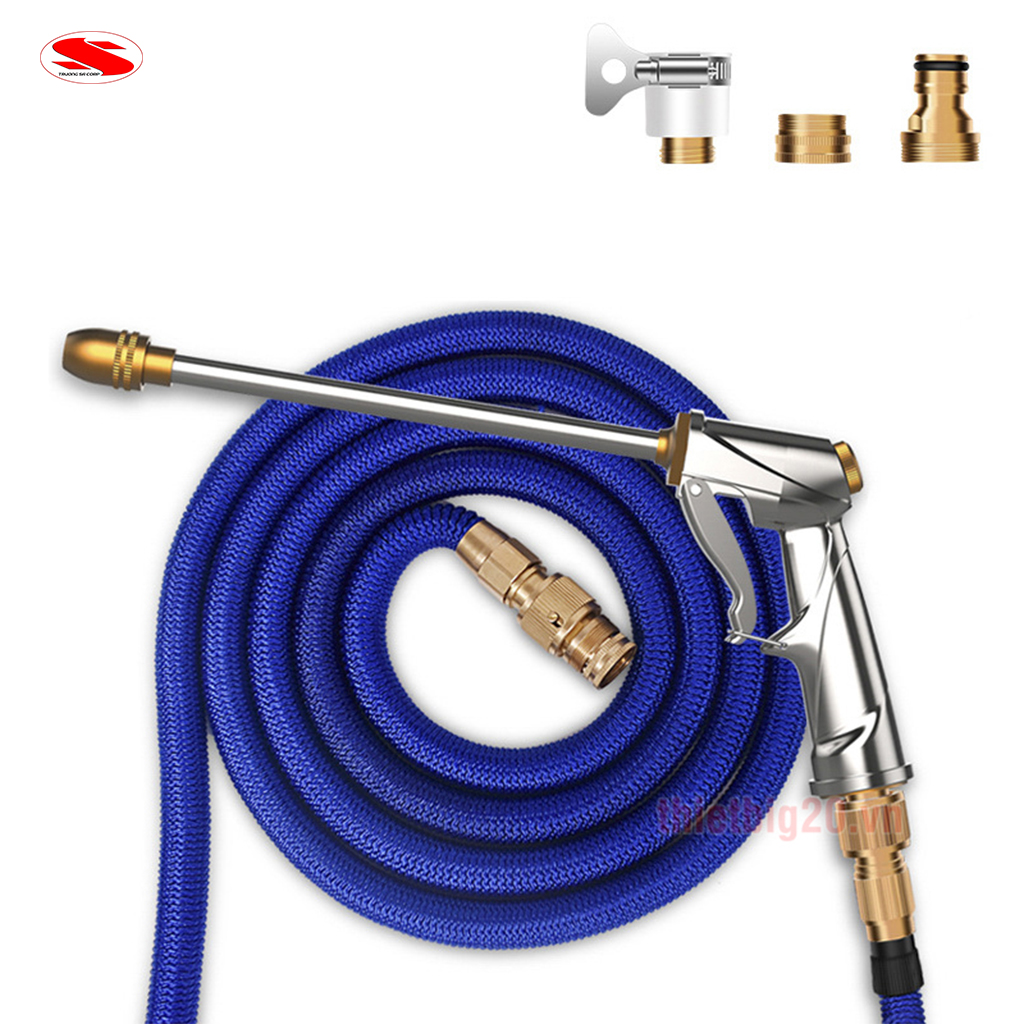 Vòi tăng áp xịt nước co giãn rửa xe và tưới cây xịt rửa sân vườn gia đình GRX04
