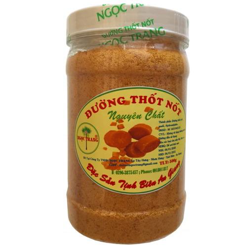 [HCM]Đường thốt nốt Ngọc Trang - Đường bột (0.5KG) - ĐẶC SẢN AN GIANG - thơm ngon chuyên dụng cho làm trà sữa sữa tươi trân châu đường đen nấu chè bánh bò thốt nốt nêm nếm thức ăn thay cho đường cát