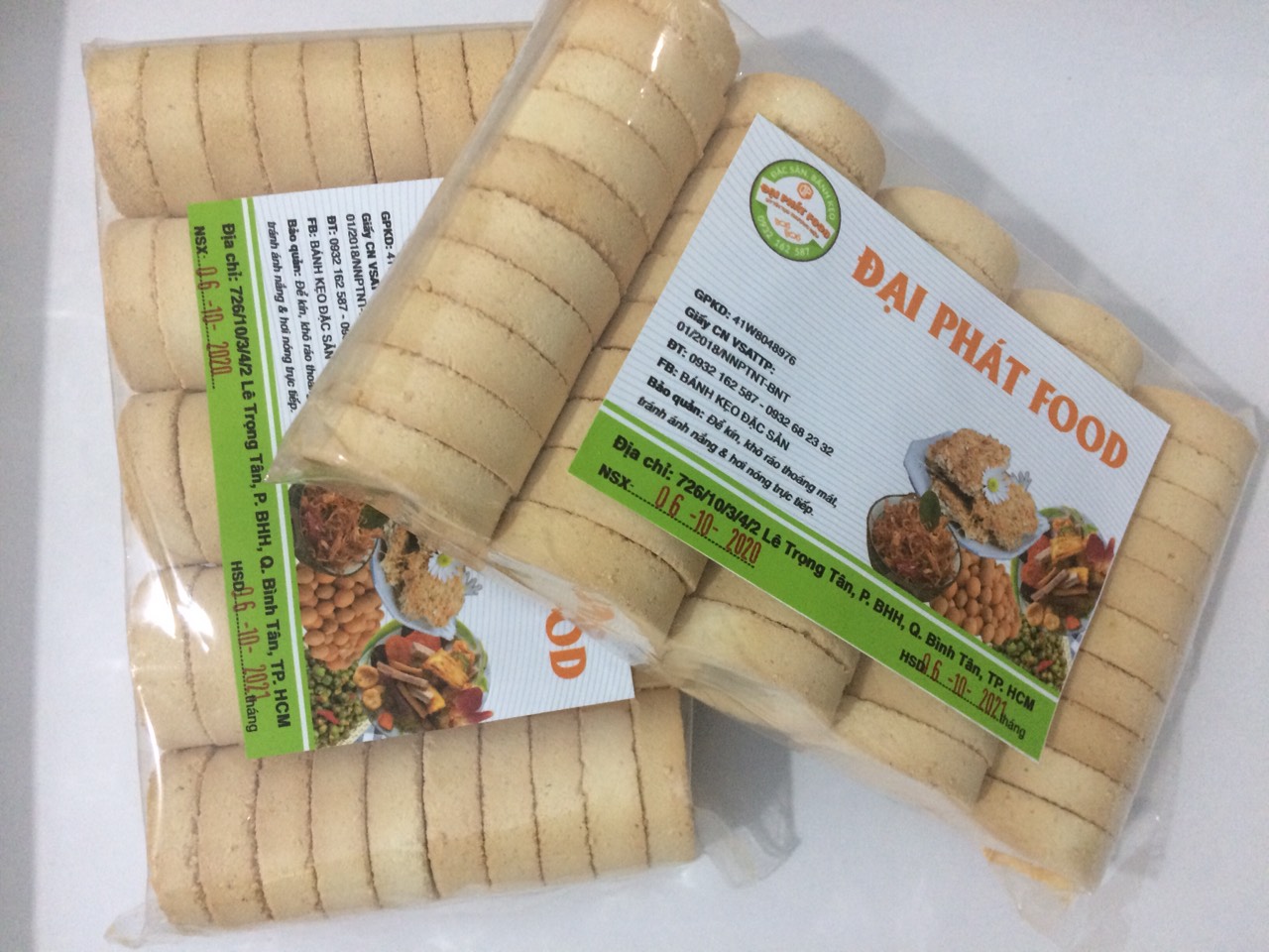 [HCM]BÁNH ĐẬU XANH QUẢNG NGÃI 220G/50 CÁI BÁNH NHỎ