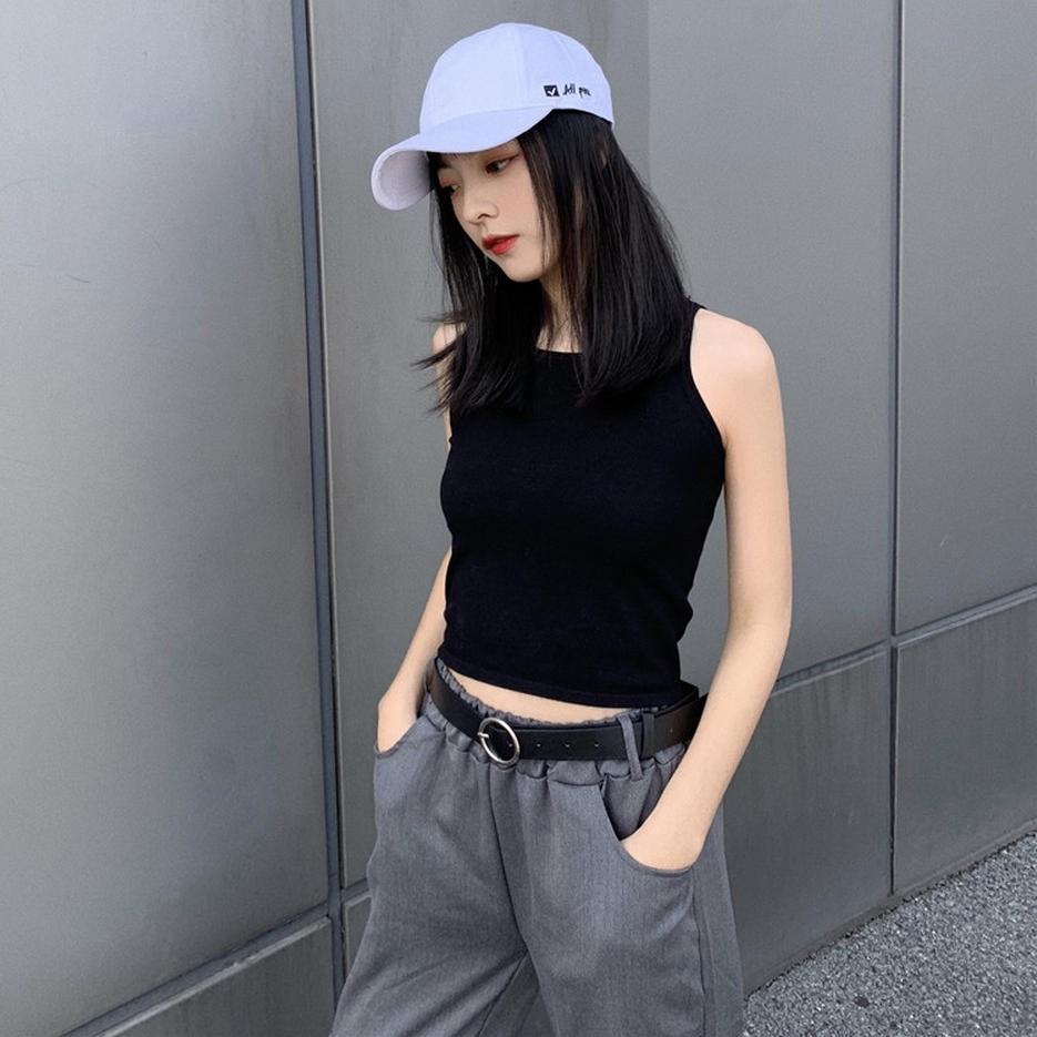 Áo thun croptop nữ sát nách form body
