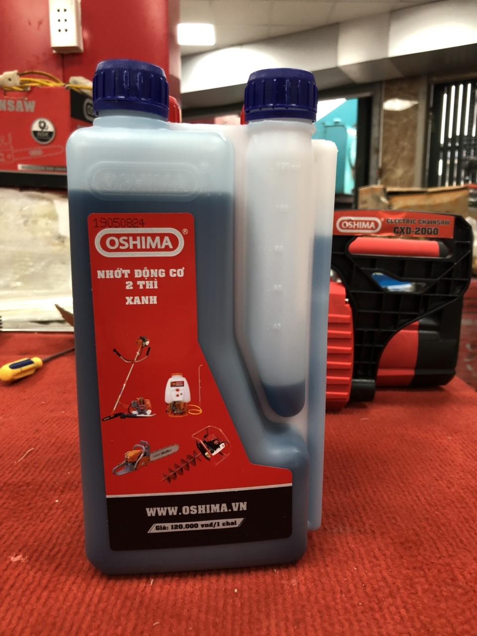 Nhớt động cơ 2 thì Oshima cho máy cắt cỏ,máy cưa xích