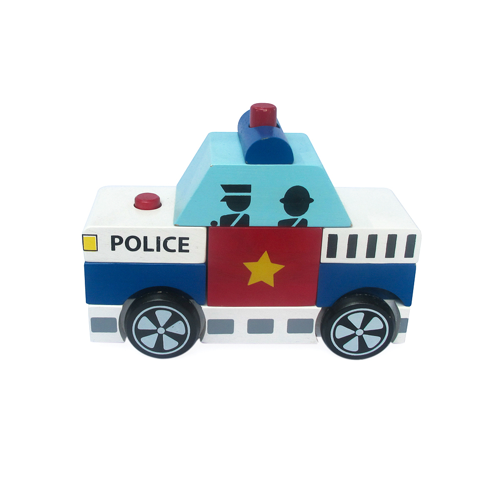 Lắp ráp xe cảnh.sát Winwintoys - 60292