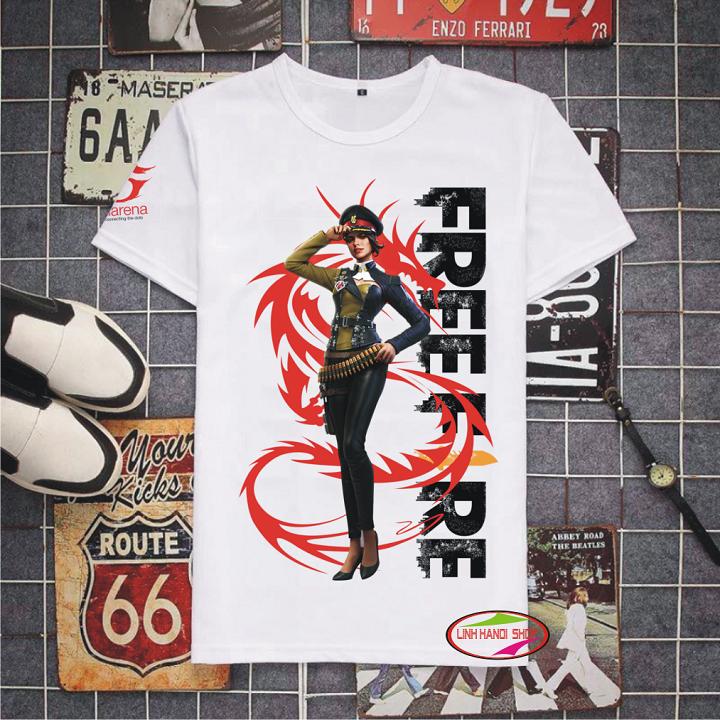 Áo thun free fire - paloma ff