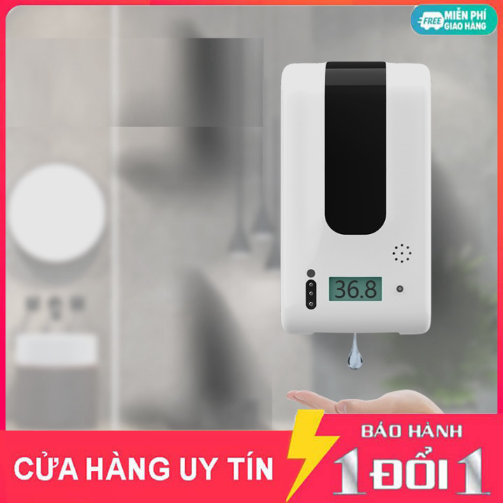 Bình xịt nhỏ giọt không tiếp xúc cảm biến tự động 2 trong 1 1000ml máy khử trùng tự động bình xịt xà phòng dung dịch cồn gắn tường bình xịt xà phòng tự động cảm biến hồng ngoại thông minh tự động rảnh tay