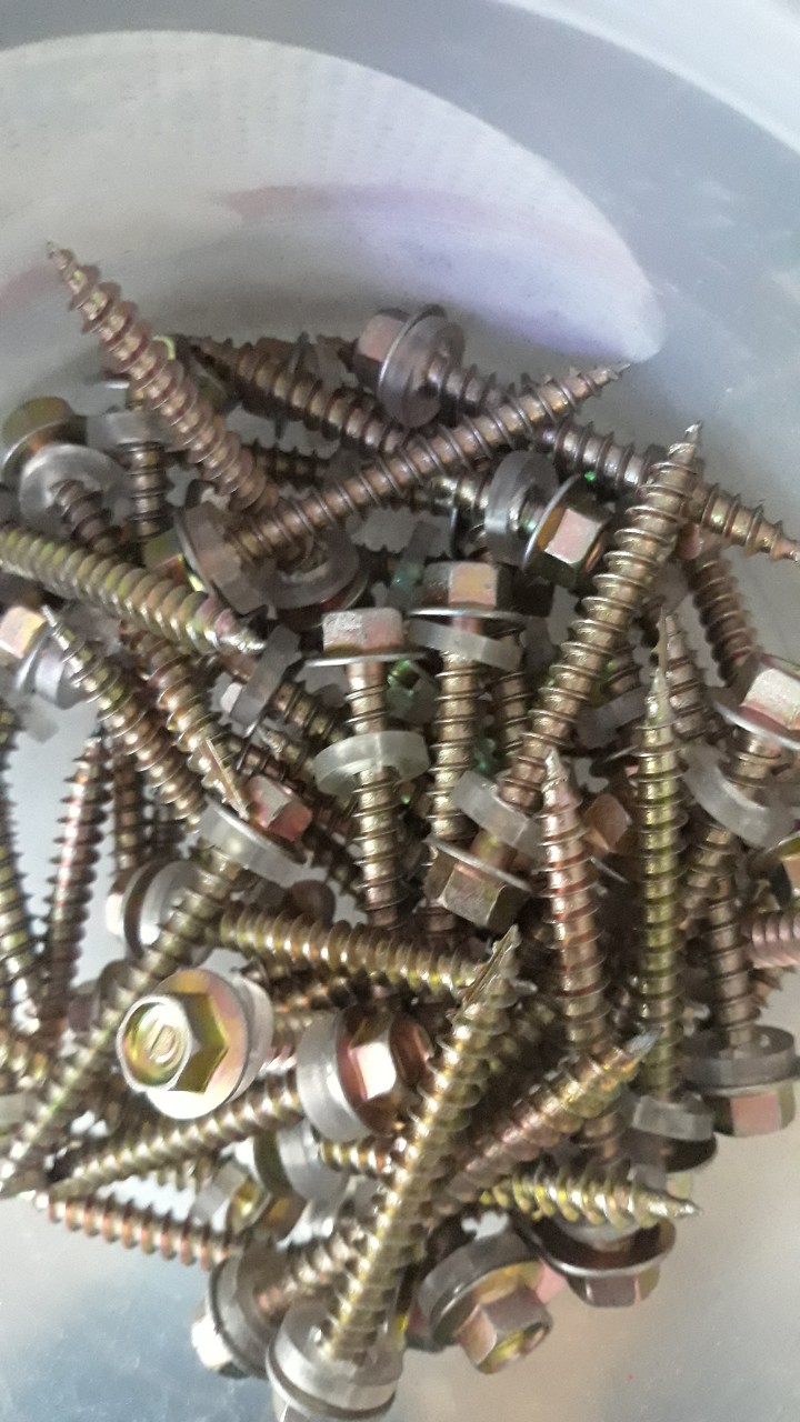 VÍT BẮN TÔN GỖ, ĐẦU LỤC GIÁC 2F5 - 7F5 (100G)