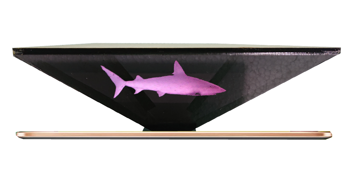 Hologram pyramid - máy chiếu 3d dành cho ipad 7 - 12 inch