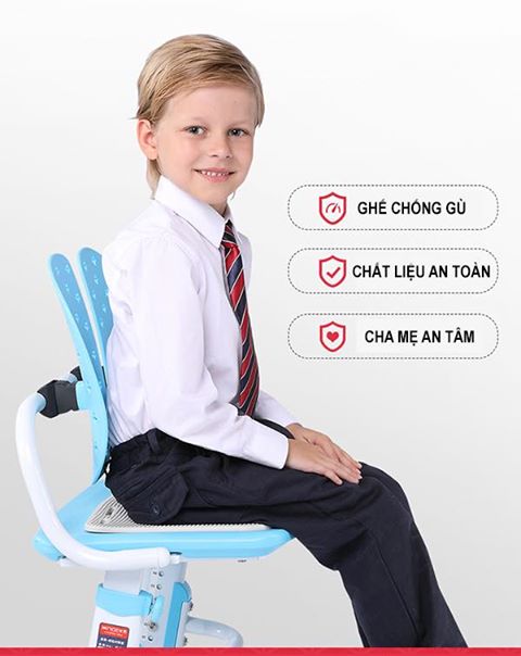 Ghế chống gù bé 2020 JD-303 - Tikid - tựa lưng kép, thay đổi độ cao, di chuyển tựa lưng, điều chỉnh phù hợp 100% cơ thể - tặng đệm ghế - dùng cho bé 3 đến 18 tuổi - ghế trẻ em - ghế chống gù