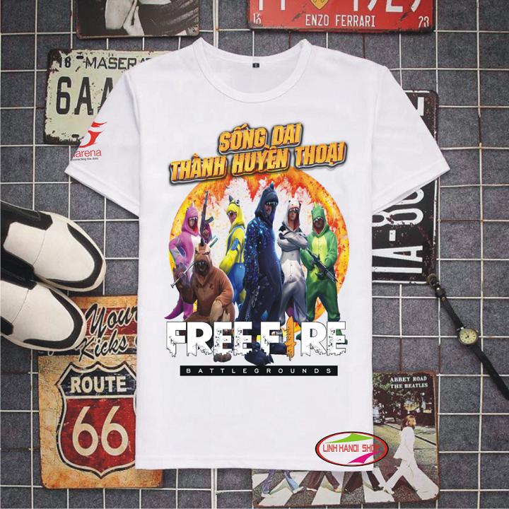 Áo thun Free Fire - Khung long