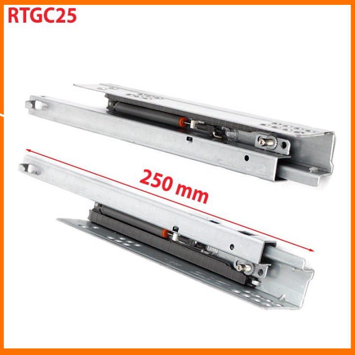 Ray Trượt Giảm Chấn DTC - Ray Trượt Giảm Chấn DTC Loại Mở Rộng 3/4 Ngăn Kéo, Không Gây Ra Tiếng Ồn