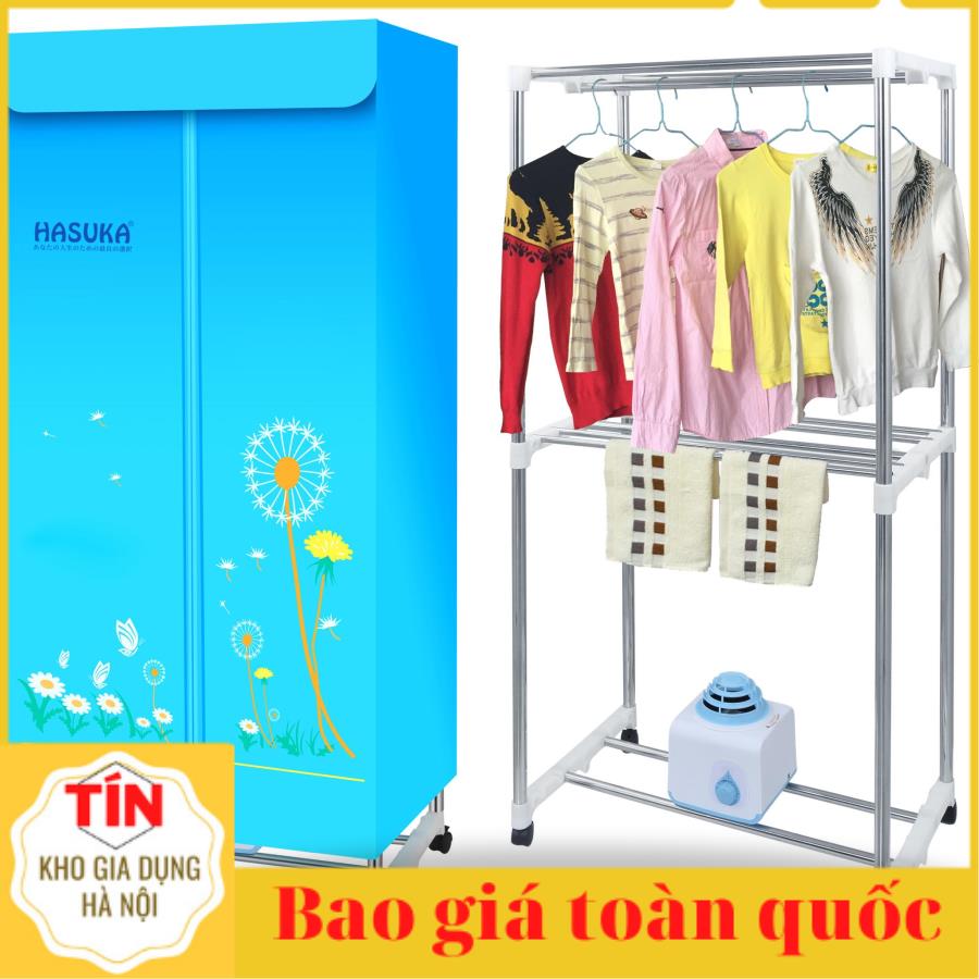 [1200W][TRỌNG LƯỢNG SẤY MAX 15KG] Tủ Sấy Quần Áo Hasuka HSK 115- Hàng chính hãng