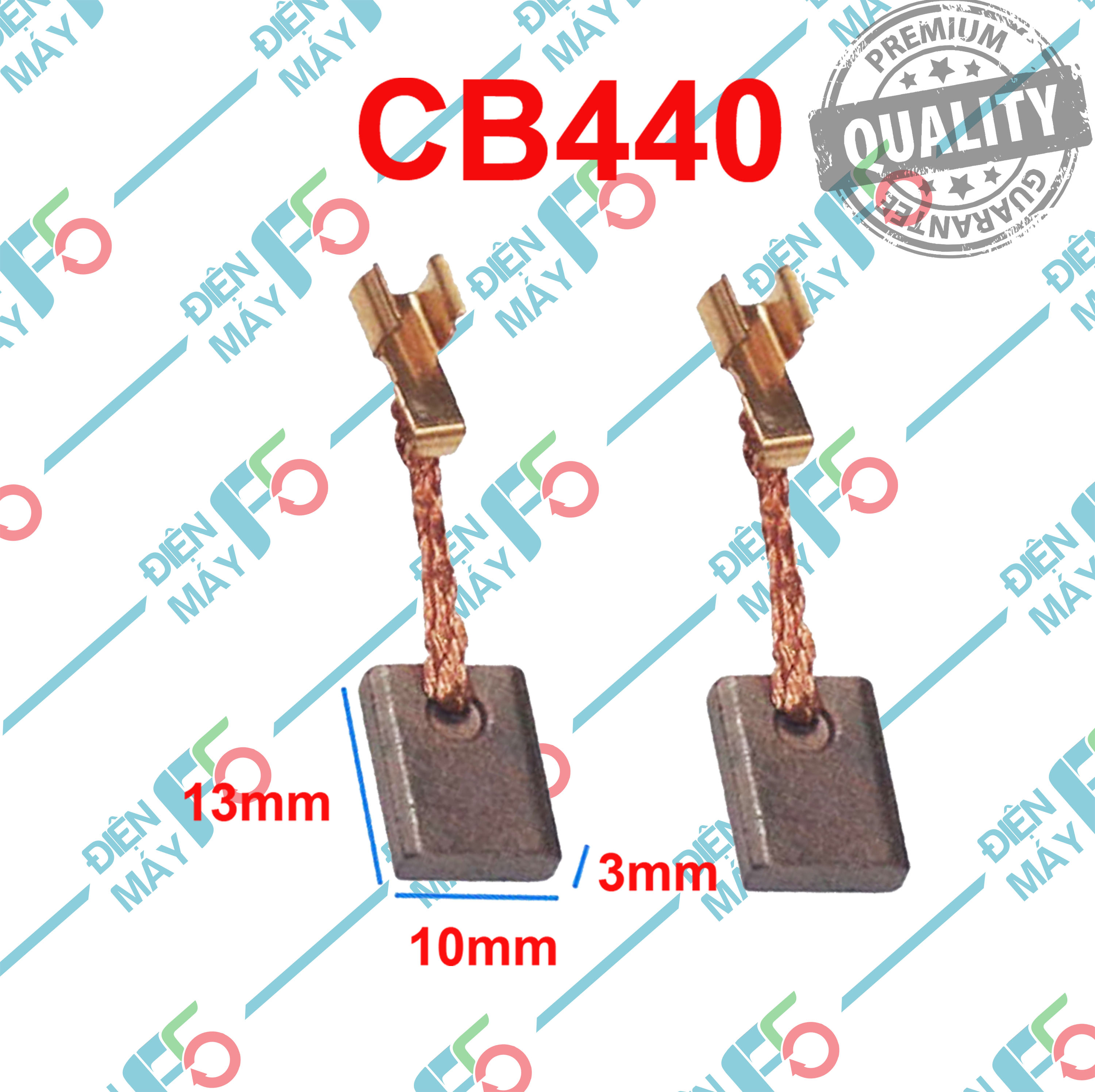DMF5 Chổi than CB440 thay thế cho Makita TD131, TD134 và nhiều mã máy khác