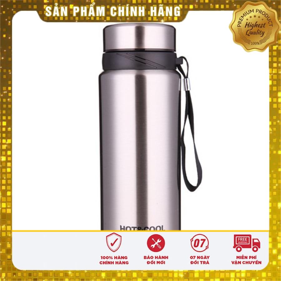 Bình nước giữ nhiệt inox hot&cool 2 lớp 600ml, bảo hành uy tín 1 đổi 1