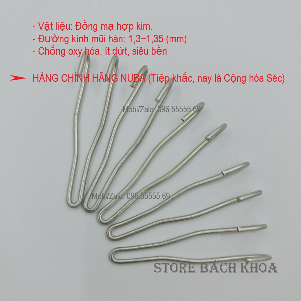 [DEAL SỐC] COMBO 05 MŨI MỎ HÀN XUNG TIỆP - MŨI MỎ HÀN XUNG TIỆP 220V 100W - HÀNG CHÍNH HÃNG TIỆP - Store Bách Khoa