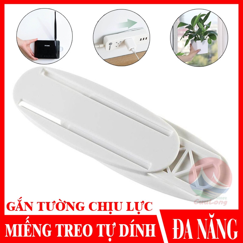 Miếng Dính Treo Tường Chịu Lực Đa Năng Tháo Lắp Dễ Dàng móc treo tường chịu lực gắn ổ điện đồ vật