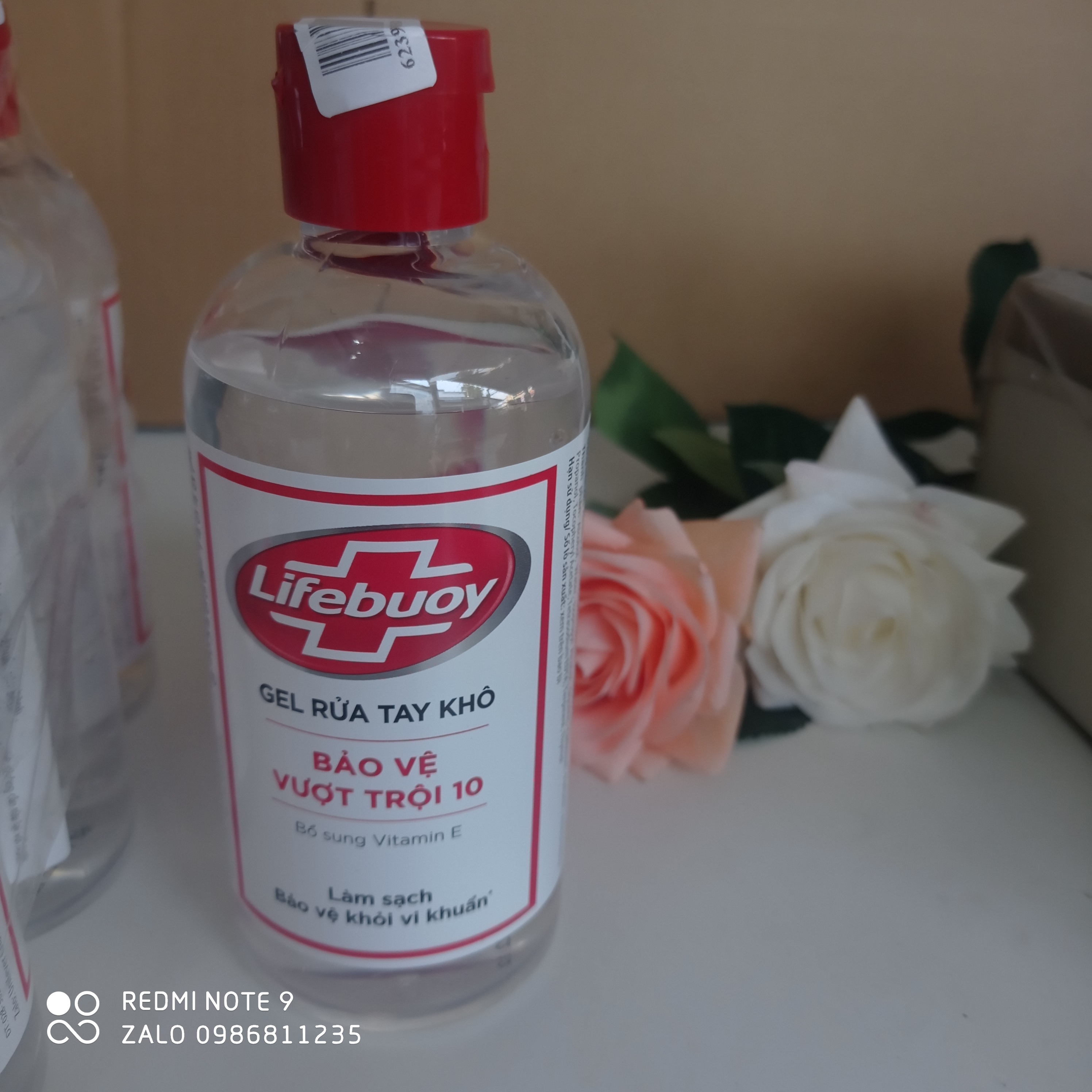 [HSD 4-2022] Gel rửa tay khô Lifebuoy bảo vệ vượt trội  (Chai nắp ĐỎ 235ml)