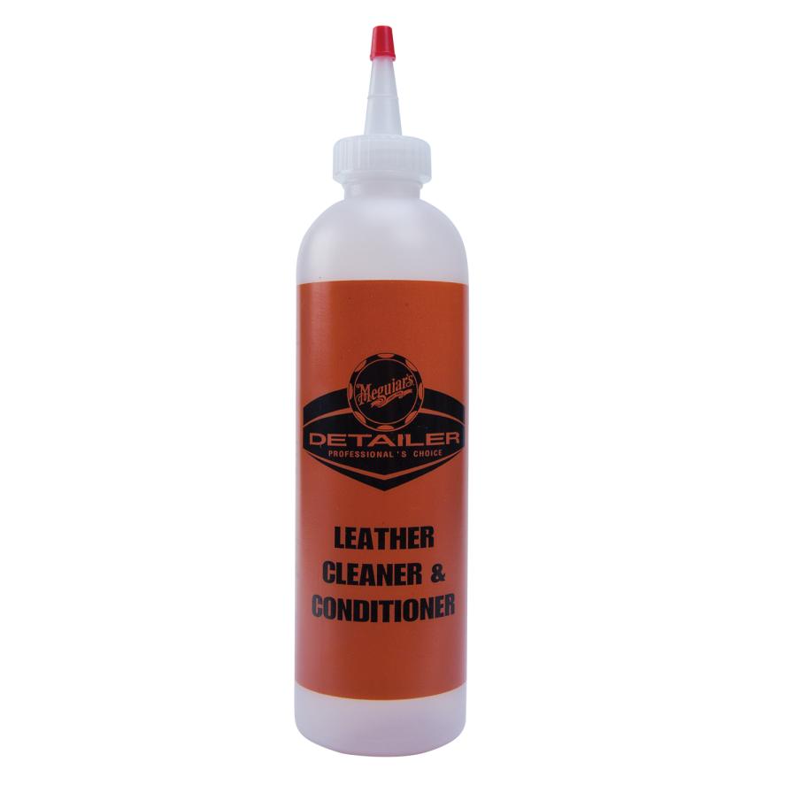 Meguiar's Chai đựng kem làm sạch và dưỡng ghế da - Leather Cleaner & Conditioner Bottle - D20180PK12, 946 ml