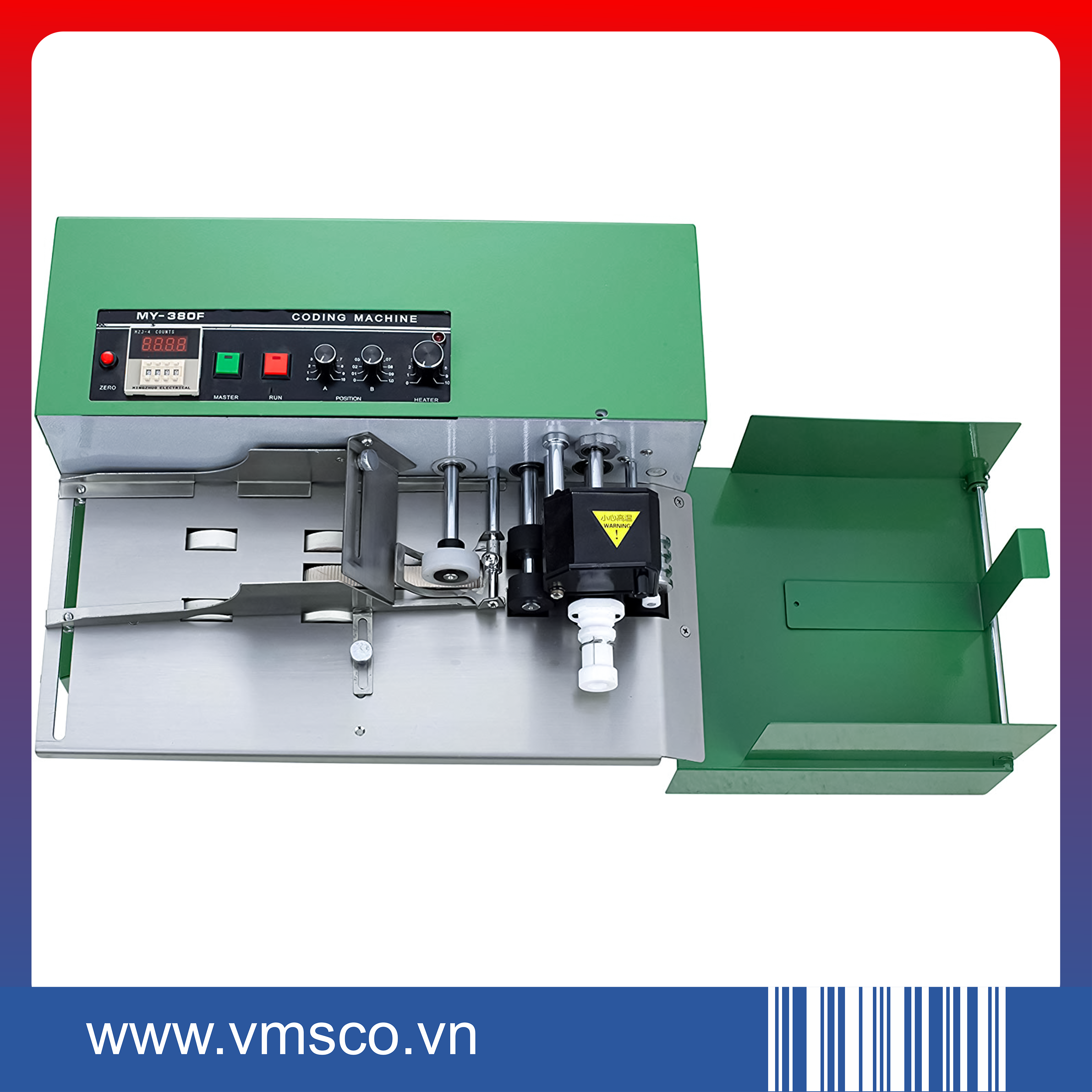 Máy in Date, in ngày sản xuất hạn sử dụng bằng nhiệt tự động MY-380F