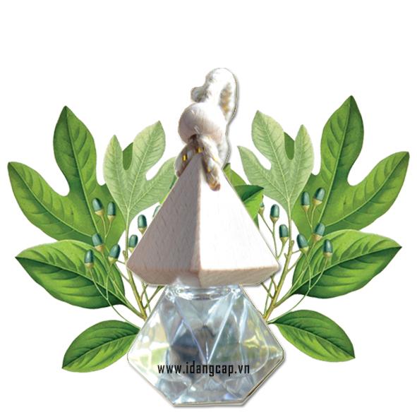 Combo 2 lọ tinh dầu thơm treo xe hơi hương gỗ Xá Xị.