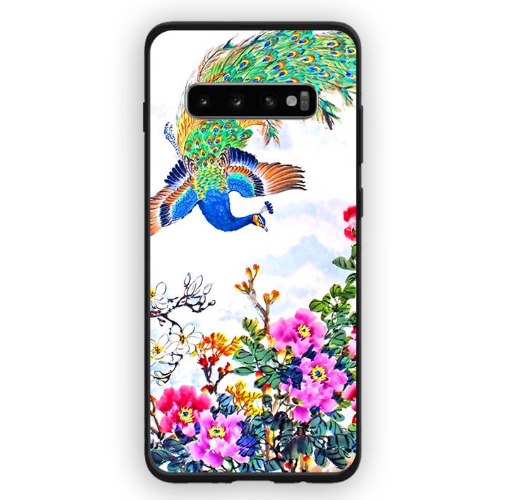 Ốp lưng samsung galaxy s10 plus - viền tpu dẻo - 02054 0054 chimcong03