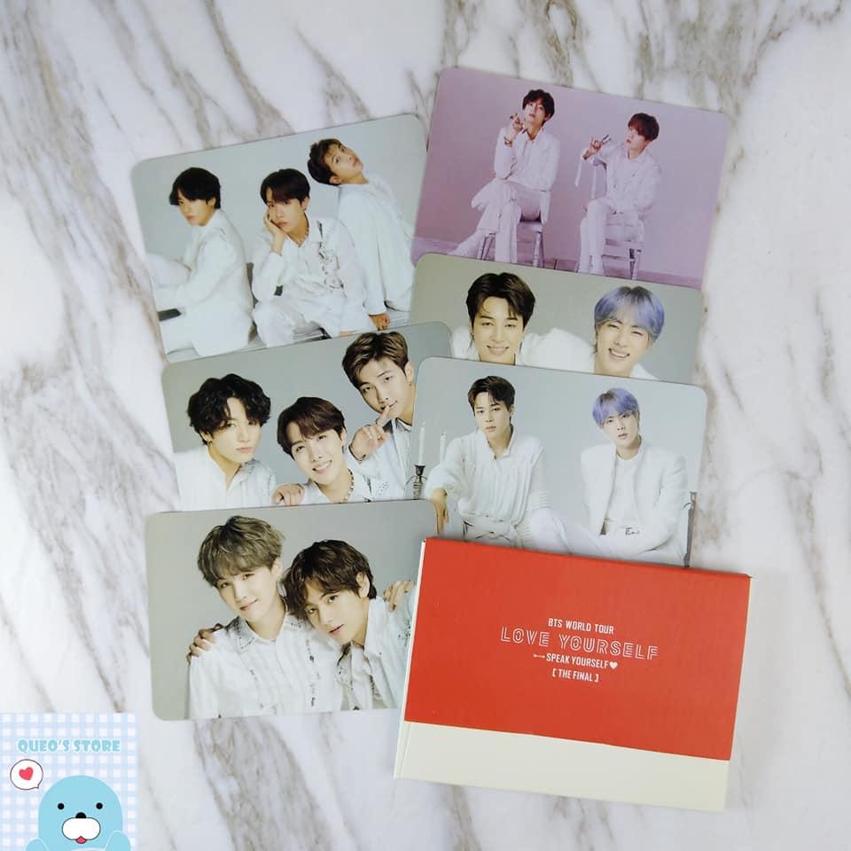 [HCM]Set card unoff BTS SPEAK YOURSELF FINAL có vỏ đựng