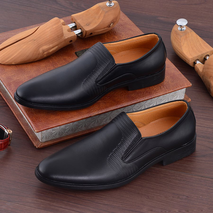 Giày Lười Nam Da Bò Thật - Giày Da Nam Công Sở Cao Cấp - Giày Tây Nam Da Bò Mẫu Mới