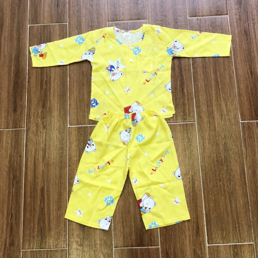 Combo 3 bộ lanh dài tay cho bé trai bộ Lanh mùa hè