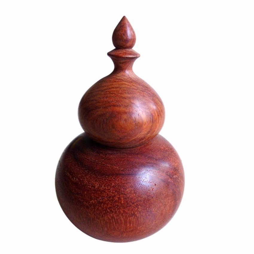 Lọ đựng tăm bằng gỗ bách xanh và hương đỏ