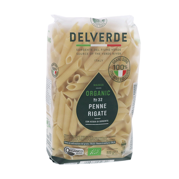 [HCM]DELVERDE PENNE RIGATE BIO 500GR