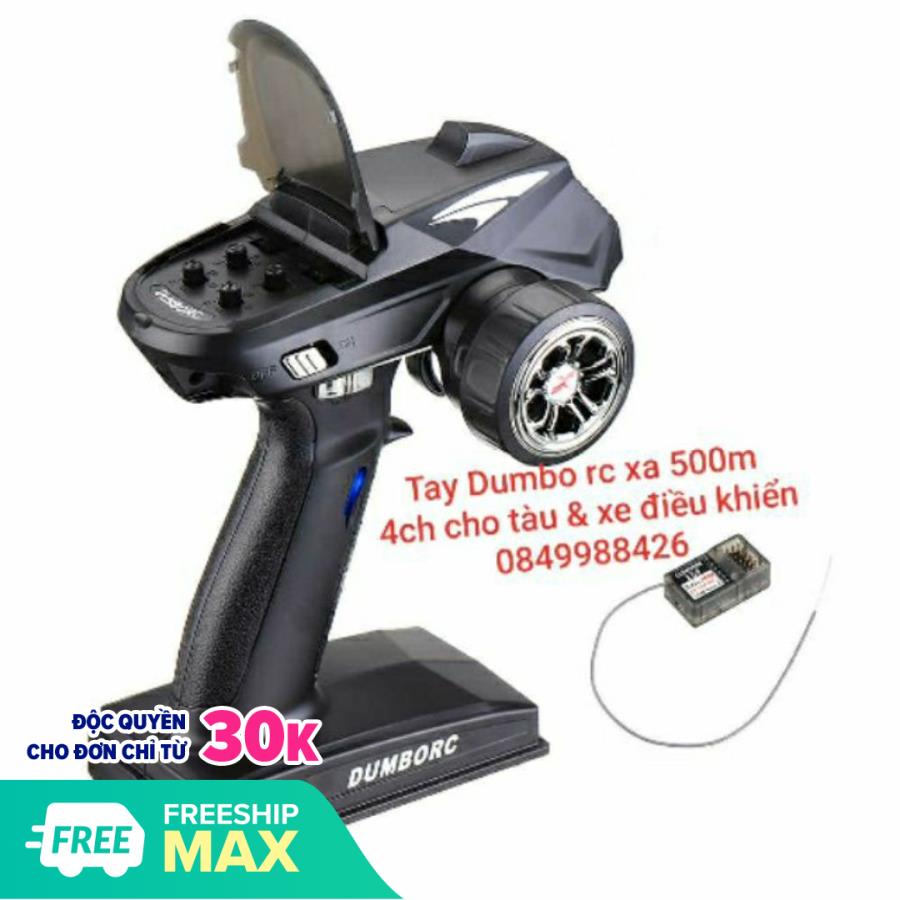 Tay điều khiển Dumbo RC xa đến 500m cho xe & tàu điều khiển từ  xa
