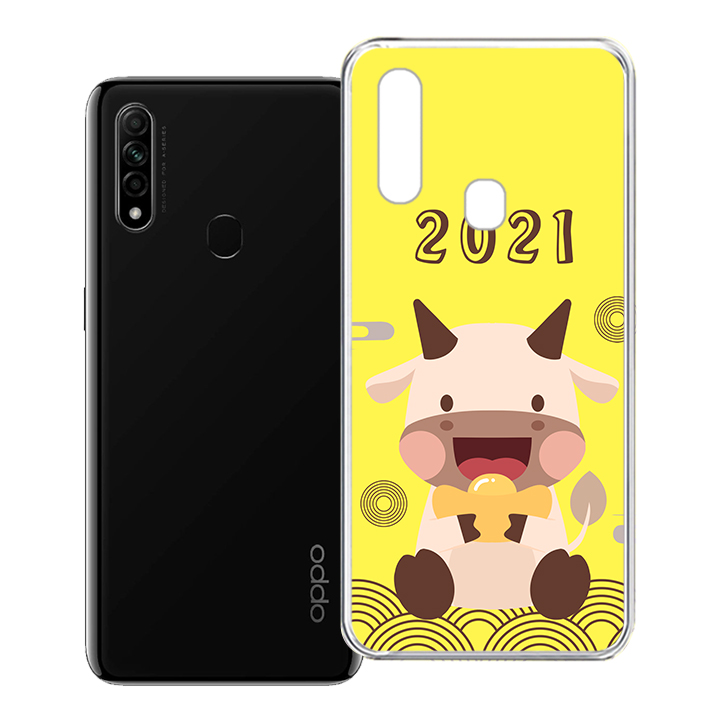 [HCM]Ốp lưng Oppo A31 2020 chúc năm mới an khang tặng kèm bao lì xì - 01282 - Silicone Dẻo