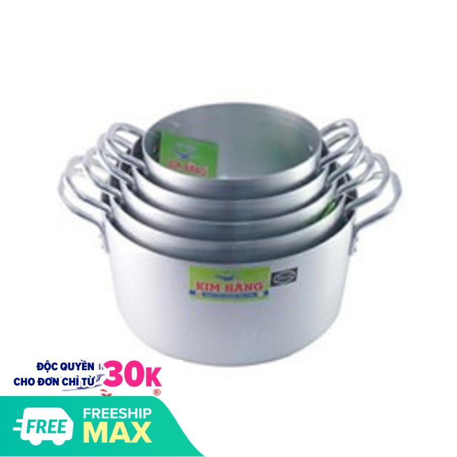 Bộ nồi đặc biệt qoai tròn xi bóng T5 Kim Hằng  (16, 18, 20, 22, 24cm) KHG 0331