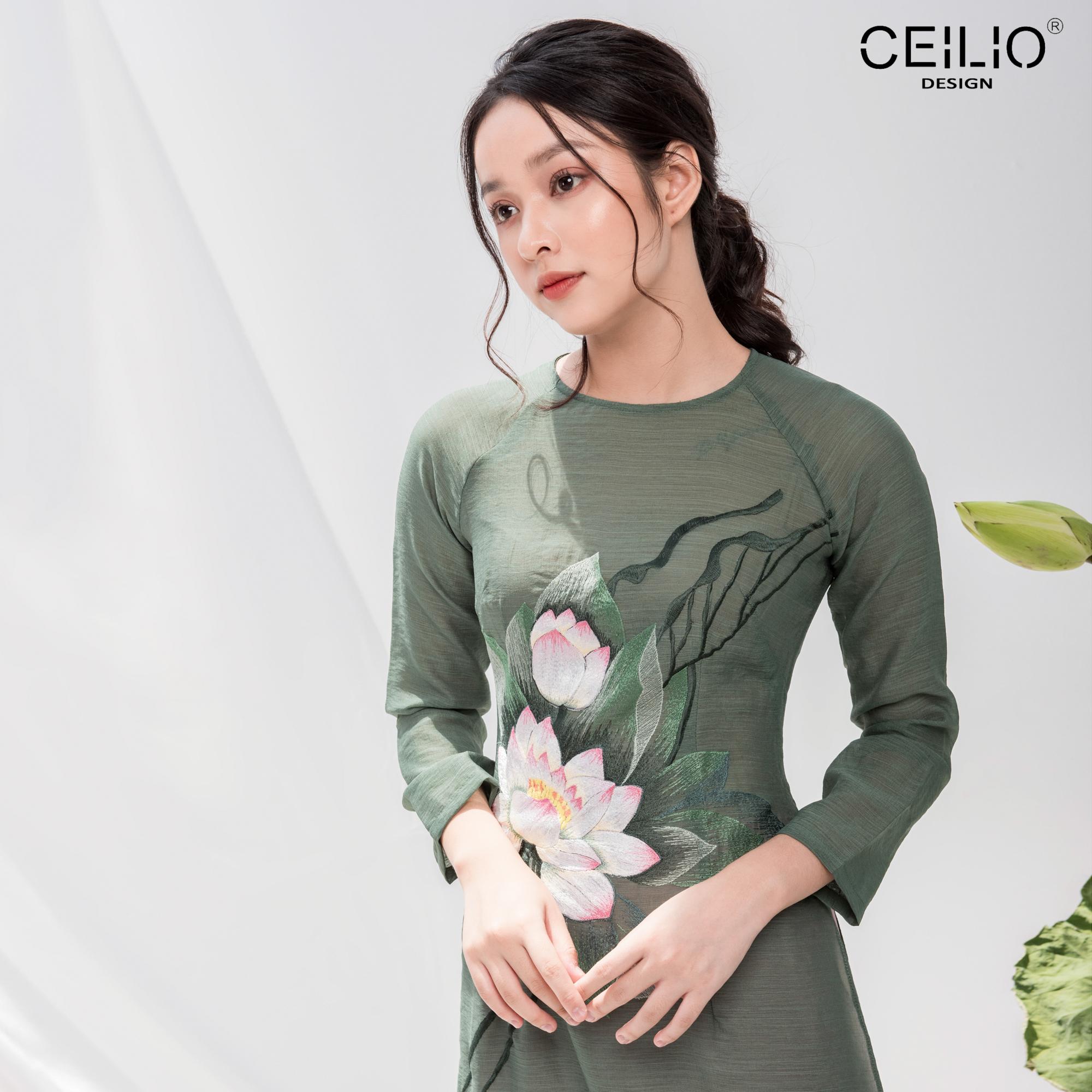 Ceilio_áo dài sen