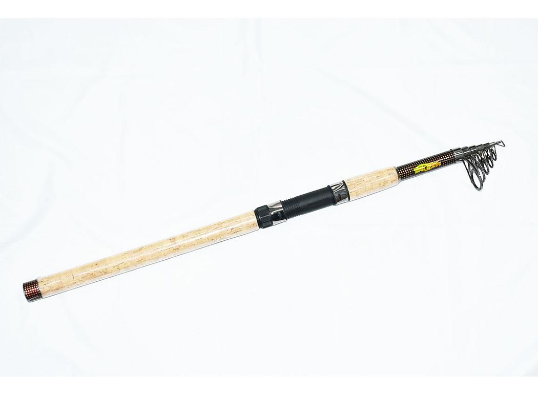 Cần câu cá máy xếp carbon gold telespin