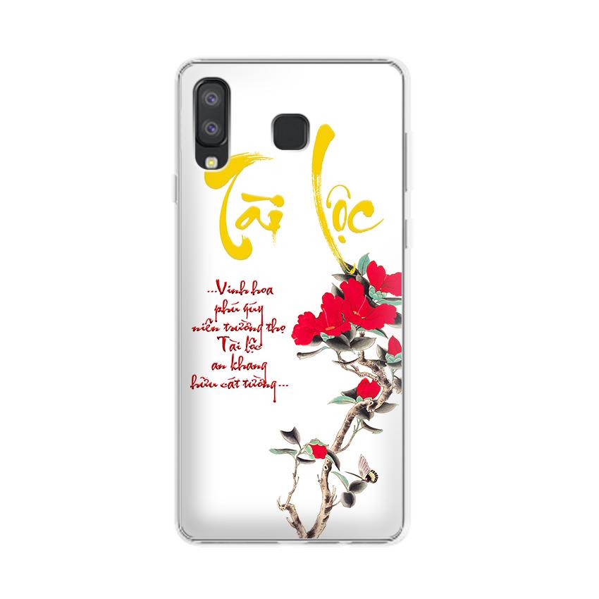 [HCM]Ốp lưng Samsung Galaxy A8 star in lời chúc bằng thư pháp - 01033 7933 TAILOC02 - Silicone Dẻo