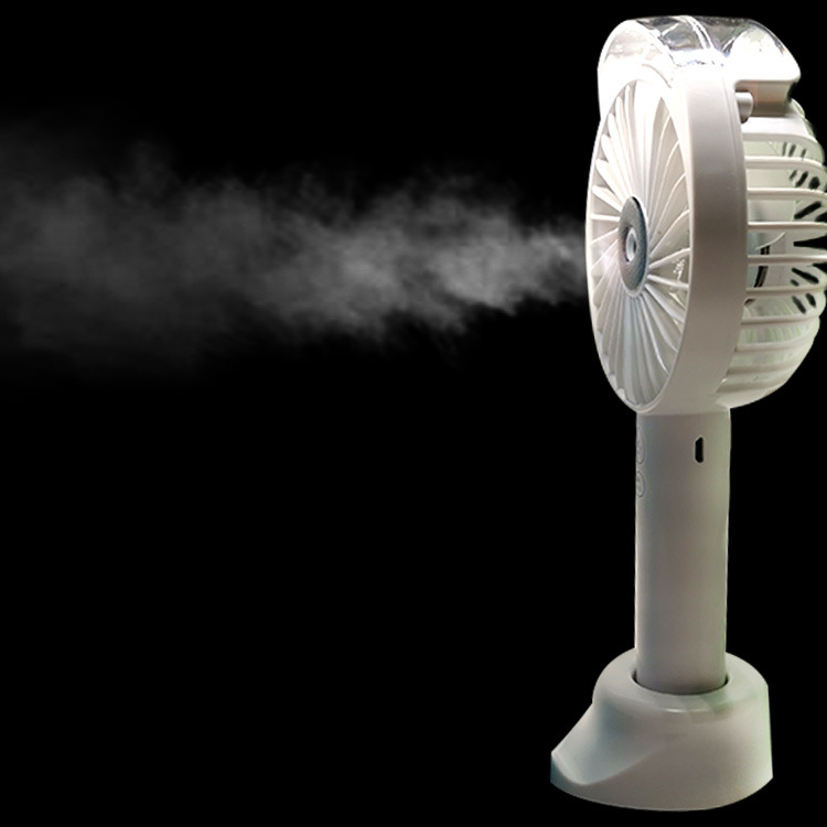 Quạt Mini Cầm Tay Có Phun Sương tạo ẩm làm mát da tiện lợi