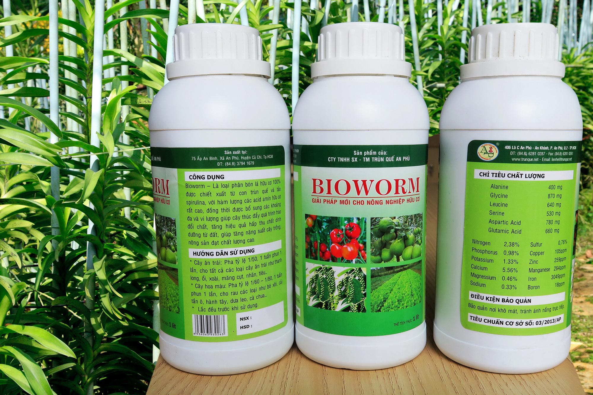 Dịch trùn quế bón cây chai 500ml
