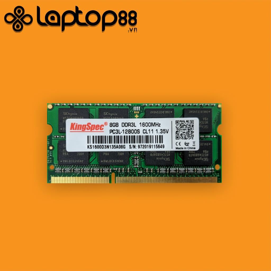 Ram laptop ddr3 4gb - kingspec 8gb pc3l 1600mhz - bảo hành 3 năm 1 đổi 1
