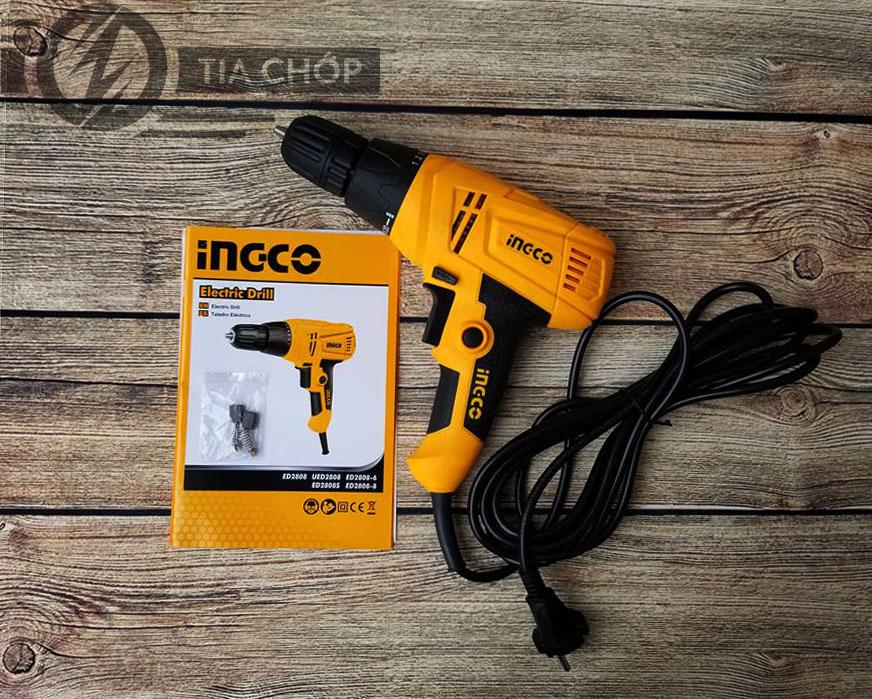 10mm máy khoan cầm tay 280w ingco ed2808