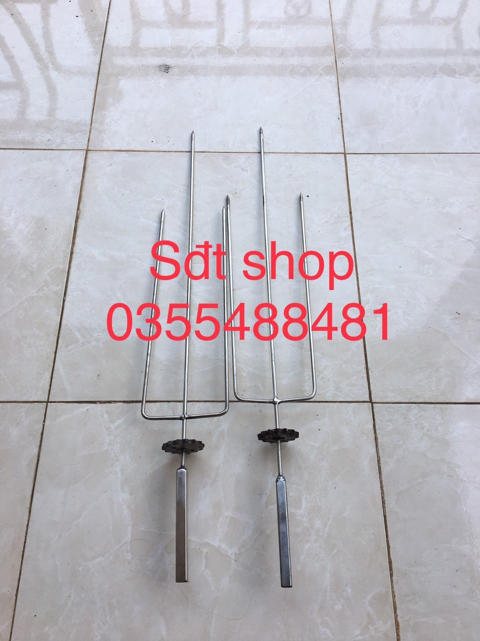 FREESHIP MAX-CAM KẾT GIÁ TỐT-Xiên nướng có bánh răng dành cho lò quay ( combo 2 cái)