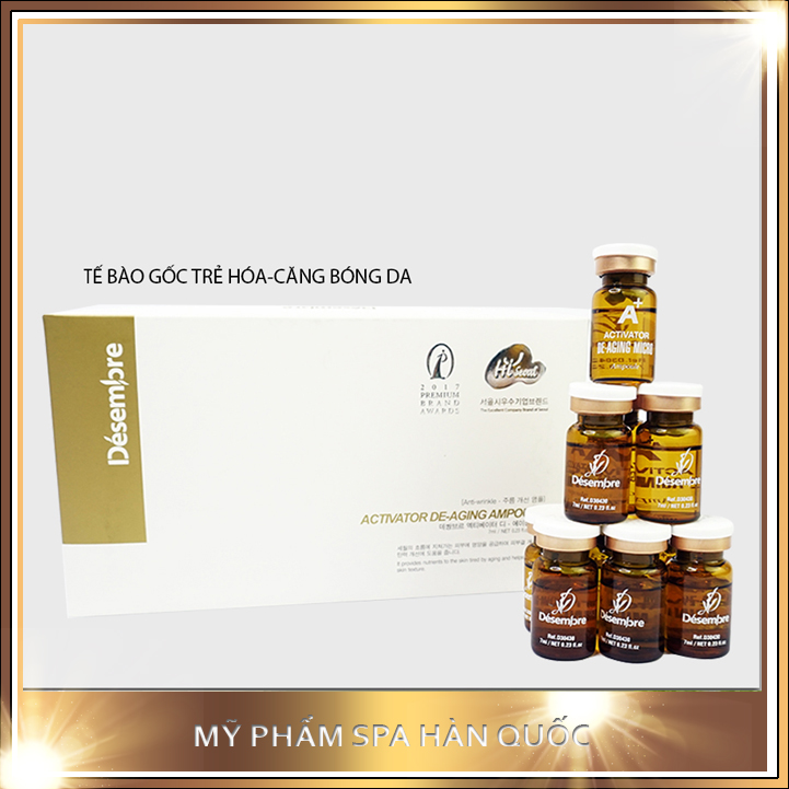 TẾ BÀO GỐC CĂNG BÓNG TRẺ HÓA DA DESEMBRE