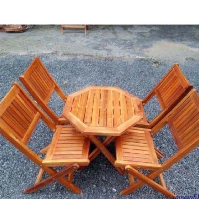 Bàn, ghế gấp trà chanh nhỏ