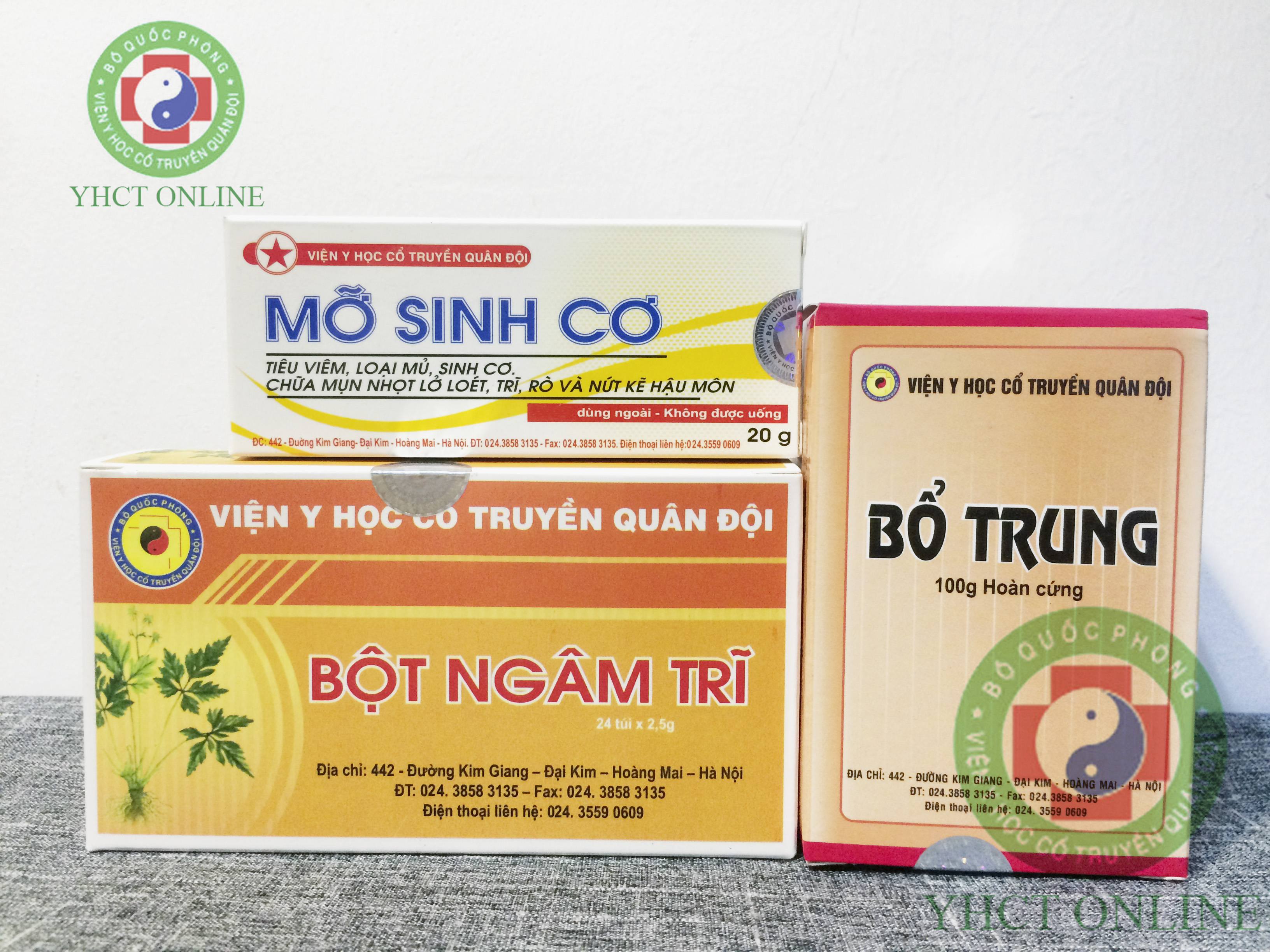 Mỡ sinh cơ - bột ngâm trĩ - bổ trung YHCT ( 1 liệu trình )