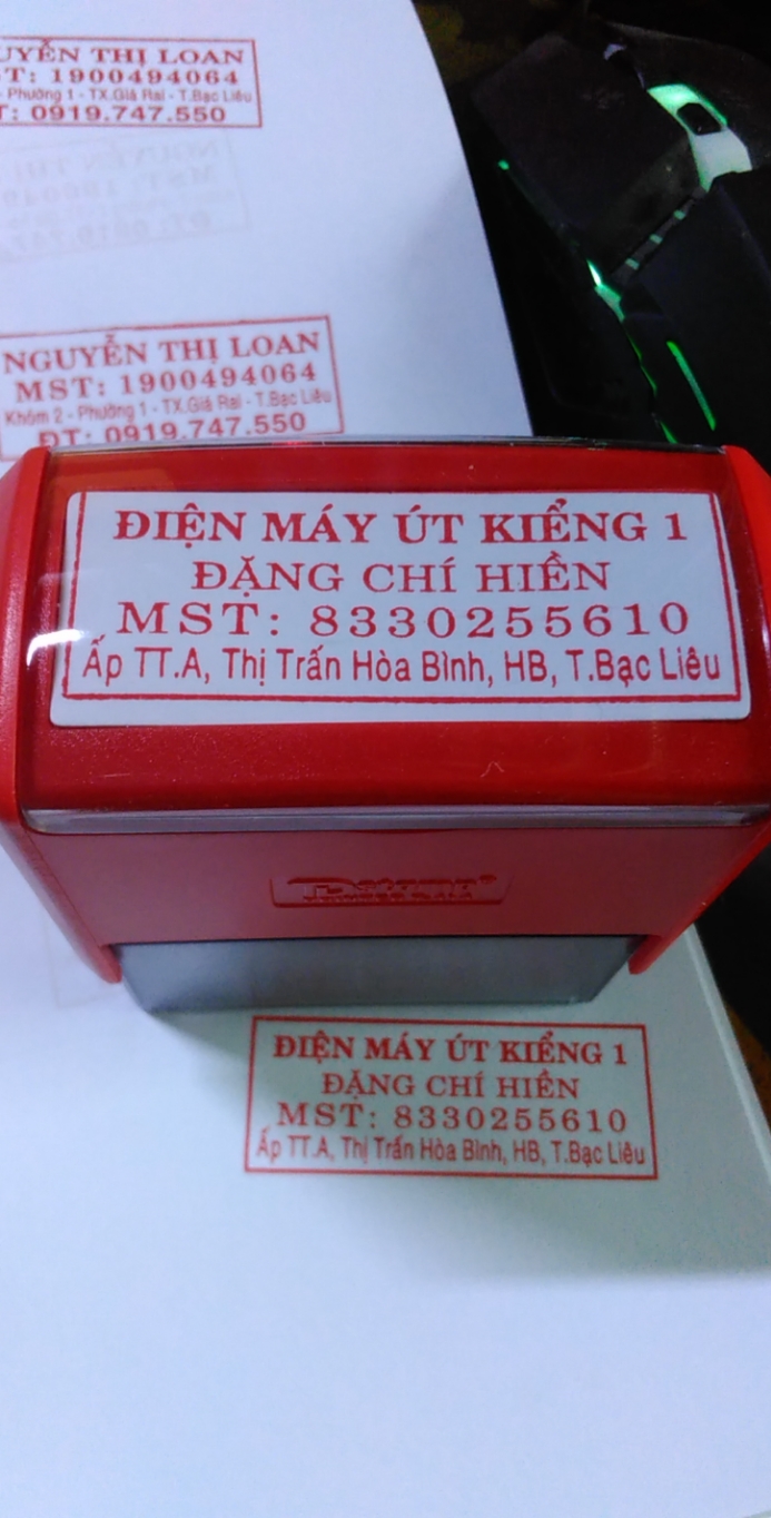 hộp dấu không nội dung t414 22x58mm