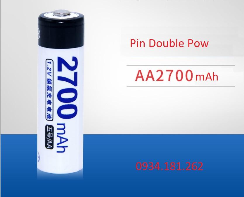 Bộ 4 pin sạc AA Double Pow 1,2V 2700mAh ( Pin tiểu)