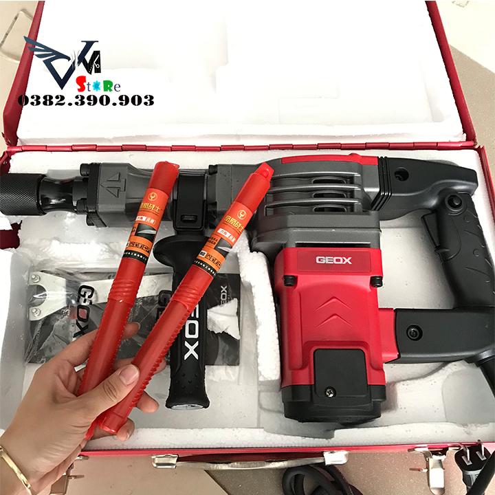 Máy khoan đục bê tông - máy đục GEOX GL70810 - kèm 2 mũi