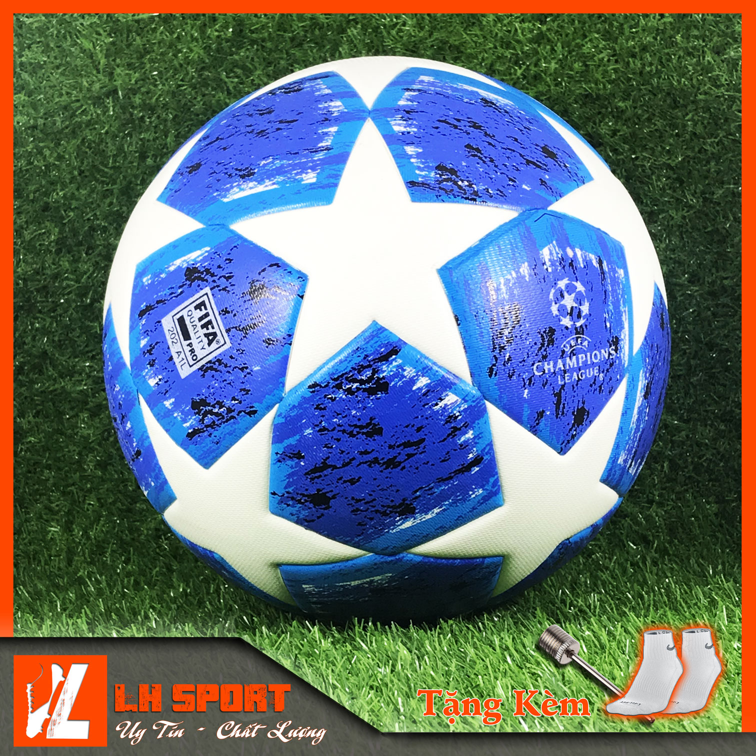 Banh Champion League C1 2019-2020 Cao Cấp (tặng kèm vớ và kim bơm)