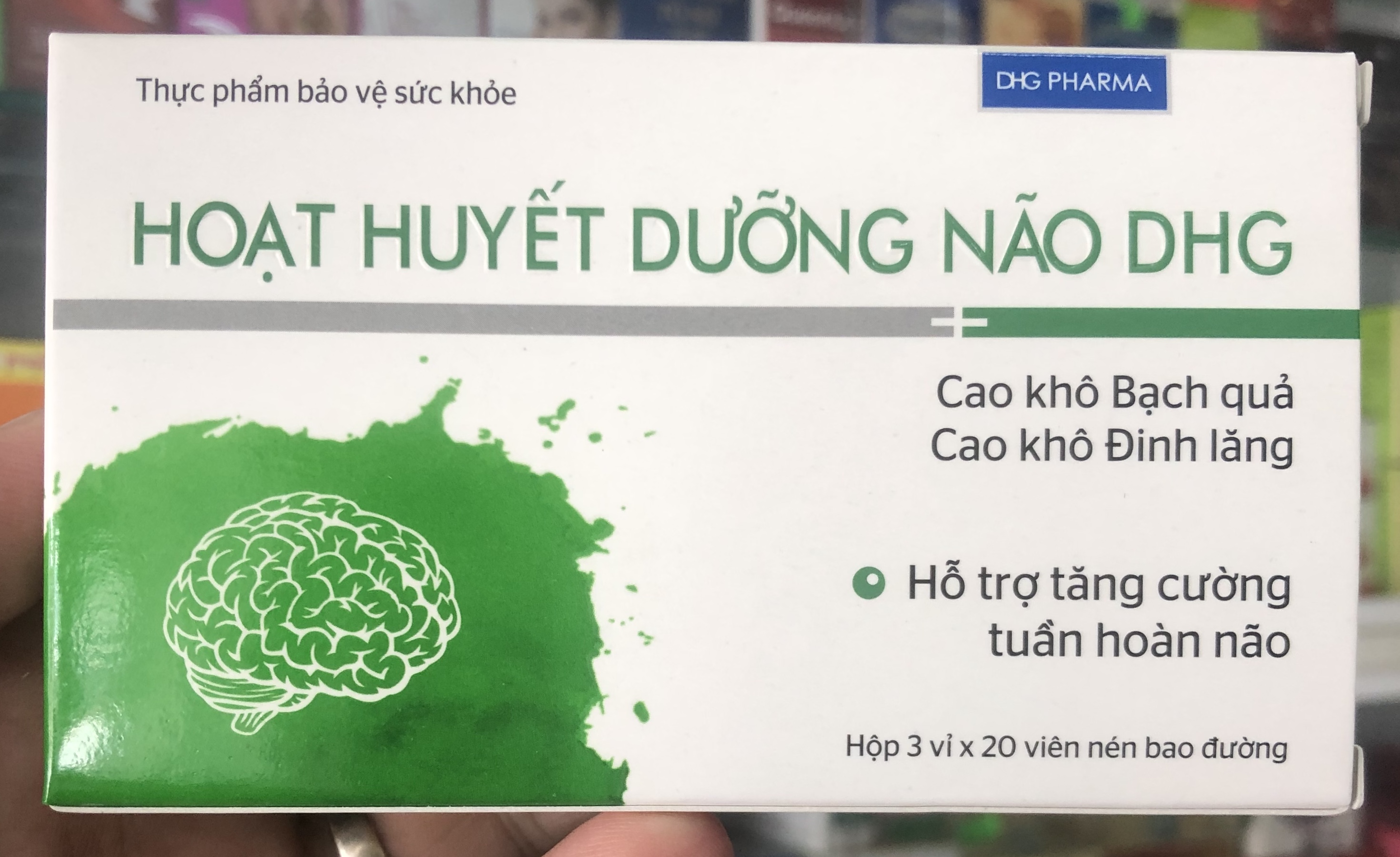 Hoạt huyết dưỡng não DHG - loại 60 viên và 100 viên